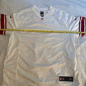 NFL Men's White and Red New York Giants Blank Team Jersey Men’s Size XxL NWOT